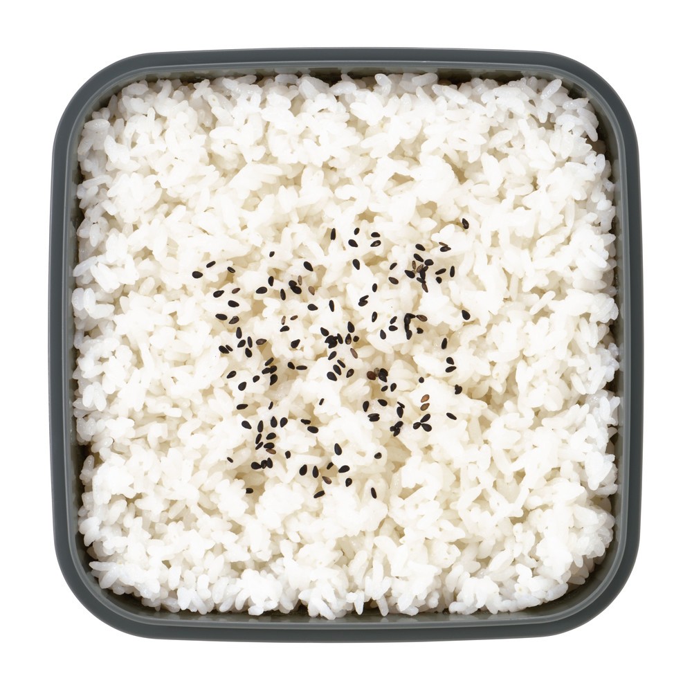 一例、大きい容器にはごはんを……