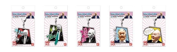 ひふみんの名言キーホルダー、にゃんこスターの星クッション　忘年会の賞品に