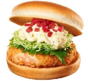 和風か中華か？　ロッテリアでエビバーガー対決、各エリア先行販売！