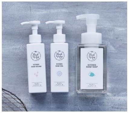 独自の高機能ヒアルロン酸配合　キッチン用ハンドケア「Touch&Hug」シリーズ、キユーピーから