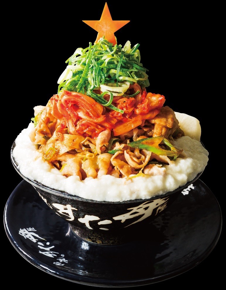 「クリぼっち」へ捧ぐ！　すた丼、20cm超えの丼ツリー