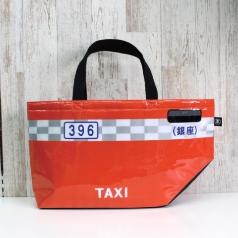 「TAXIES トートバッグ チェッカーキャブ」

