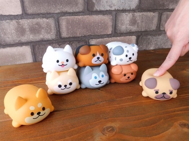 背中を押すと「ワン」！　8つの犬を集めて「ドレミファソラシド」