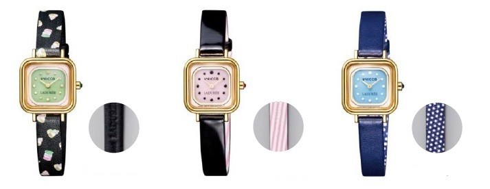 かわいらしさと機能性を併せ持つ、ラデュレの世界観を表現したウオッチ