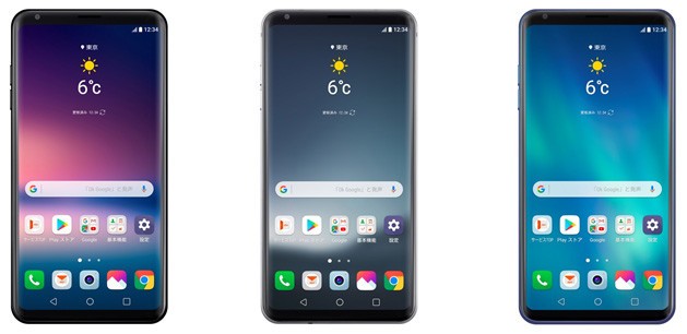 LGの有機ELテレビ技術を注入した超狭額縁ディスプレイ　auスマホ「isai V30＋」