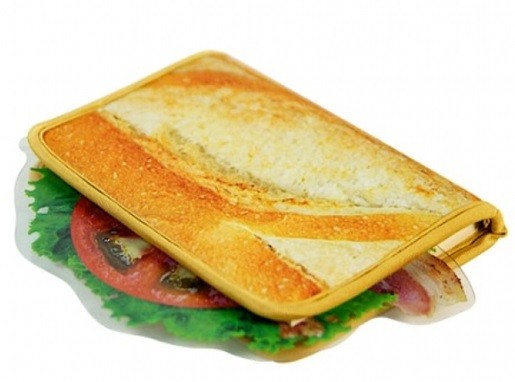 サンドイッチそっくりのブックカバー