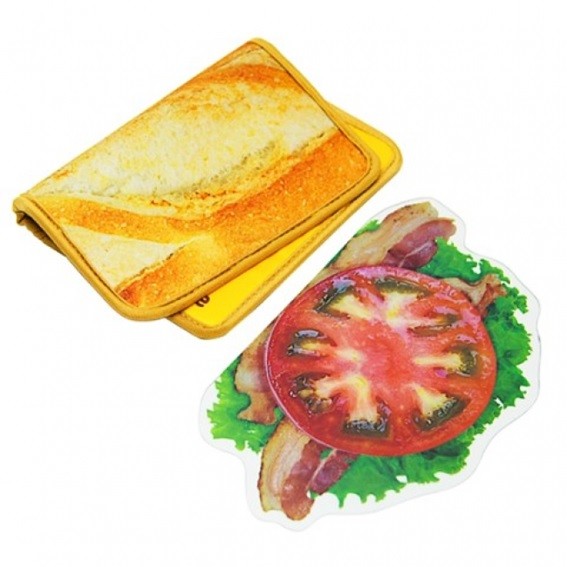 サンドイッチそっくりのブックカバー