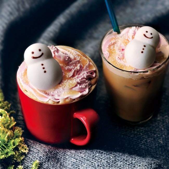 ふわふわ雪だるまがこんにちは！　冬の名物「タリーズスノーマンラテ」がかわいい