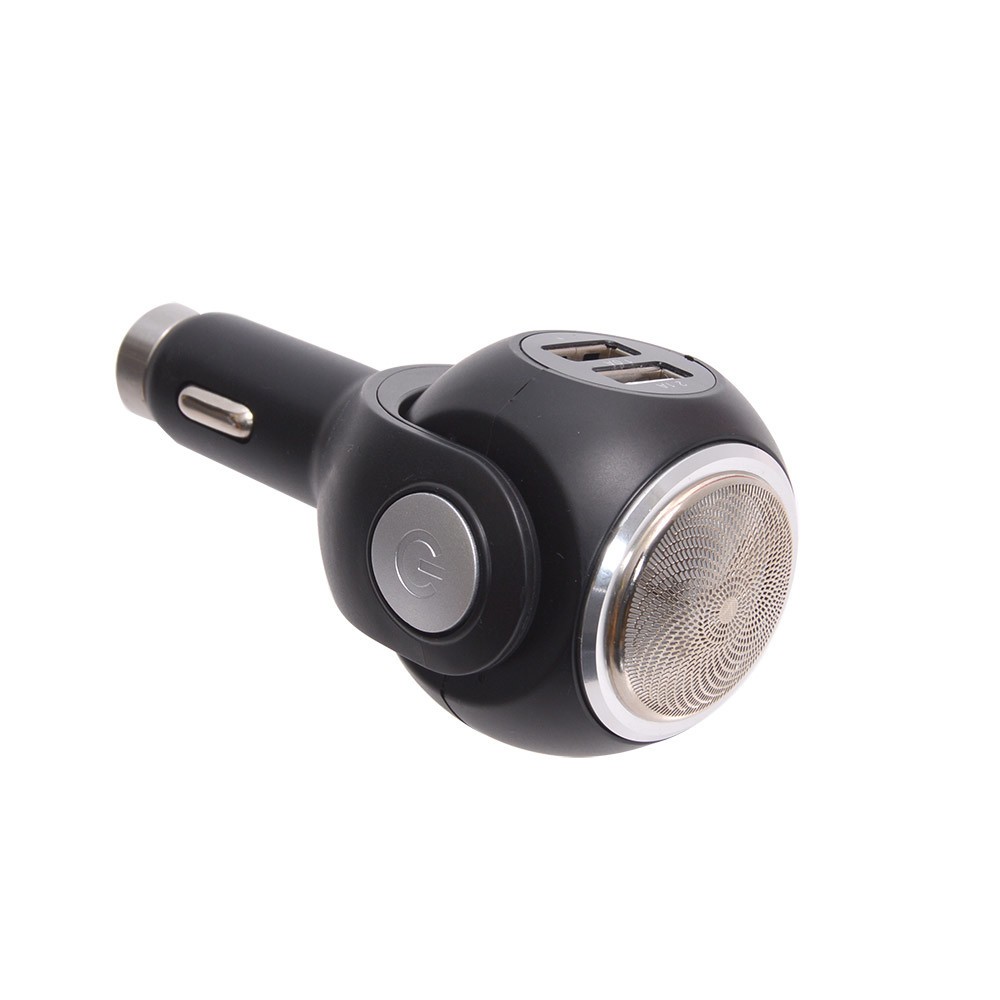 車のシガーソケットに挿して使える充電式髭剃り「シガソケシェーバー」