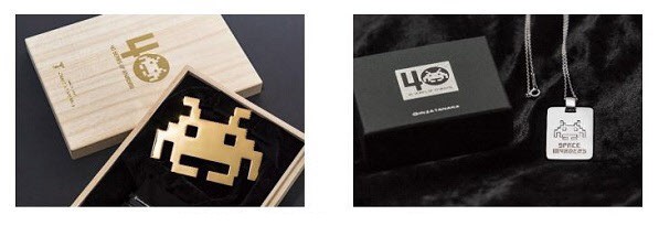 「スペースインベーダー」40周年！　黄金のオブジェやジャンボクッションがグッズに