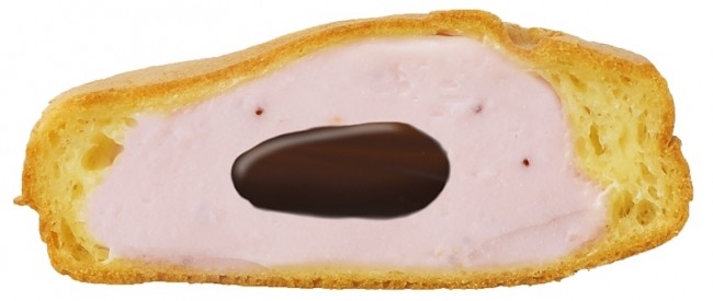 甘酸っぱいいちごミルククリームとチョコレート