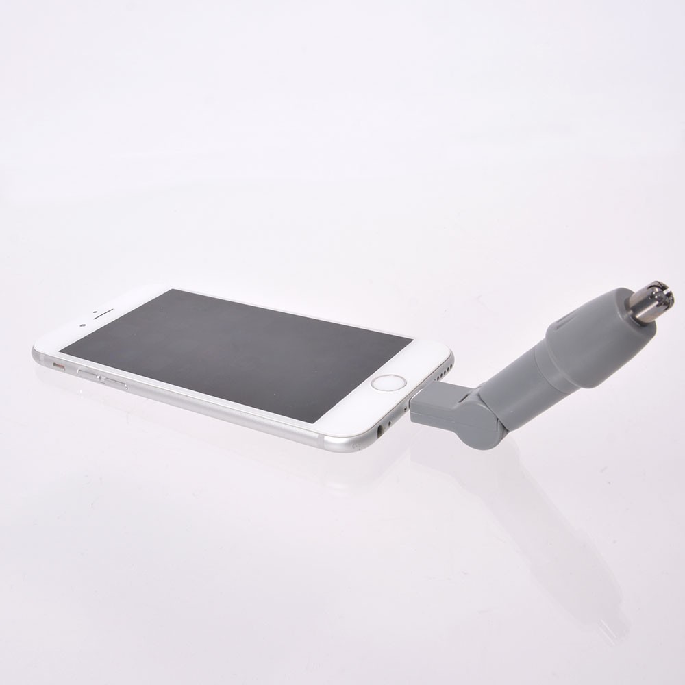 スマホに差すだけで手軽に処理「スマホde鼻毛カッター」