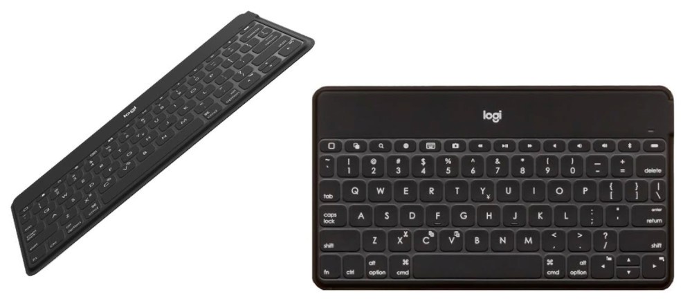 外出先でもらくらく操作　超薄型軽量ブルートゥースキーボード