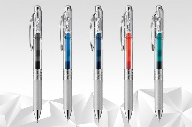 ボールペンも個性的に　「エナージェルインフリー」