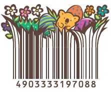 イースター使用のバーコード
 