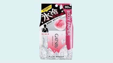 甘いピーチの香りに超クールな使用感　「ボディペーパー」