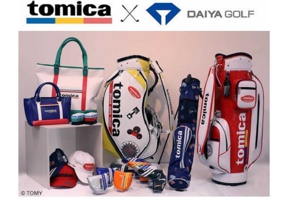 ゴルフ用品に「tomica」？　遊び心が楽しいデザイン満載