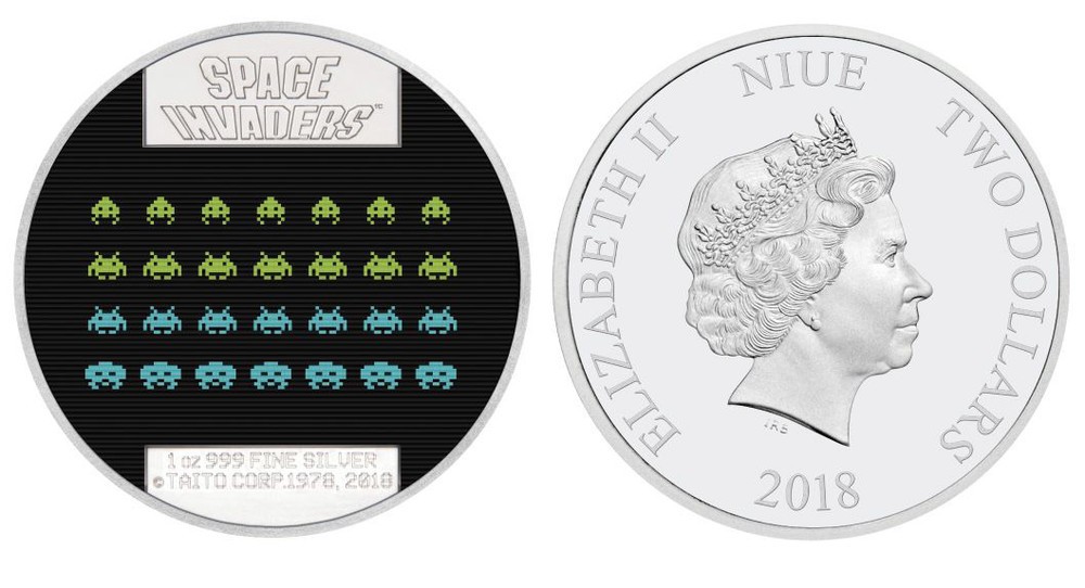 タイトー「スペースインベーダー」40周年記念コイン　