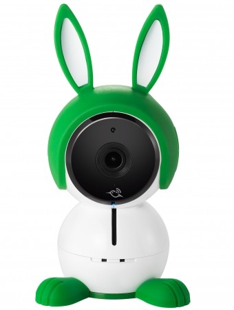 声掛けや子守唄と赤ちゃんの見守りに特化　ネットワークカメラ