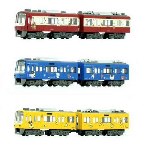 京急「リラックマ電車」をイメージ　組み立てキット3種類