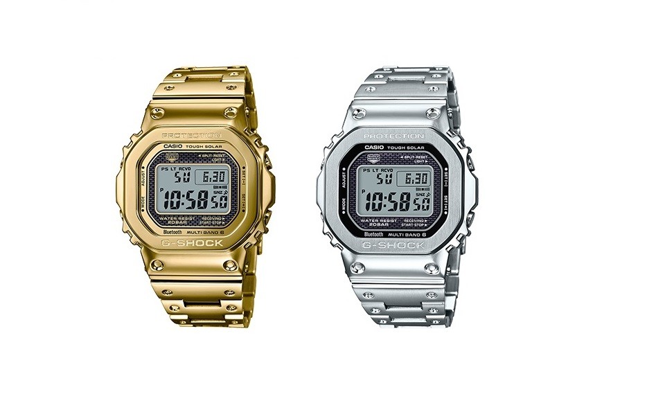 G-SHOCK35周年新モデルは初号機DNA受け継ぐ　ゴールド＆シルバーのフルメタル仕様