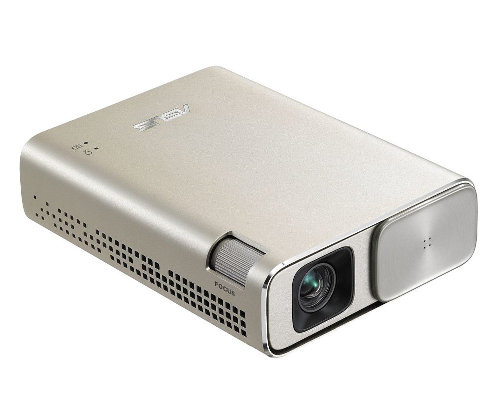 外出先でも120型の大画面で投写  　ASUSモバイルプロジェクター