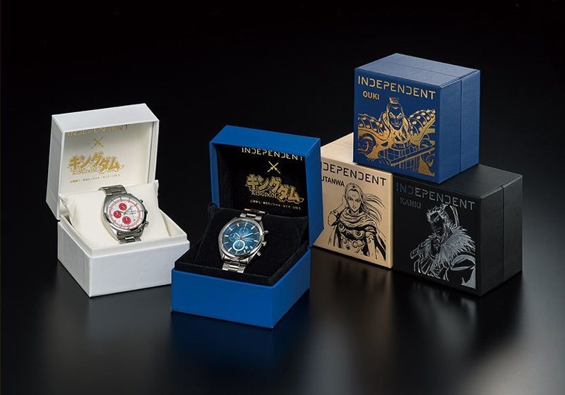 アニメ「キングダム」とシチズン「INDEPENDENT」コラボ　5モデル×2000個限定