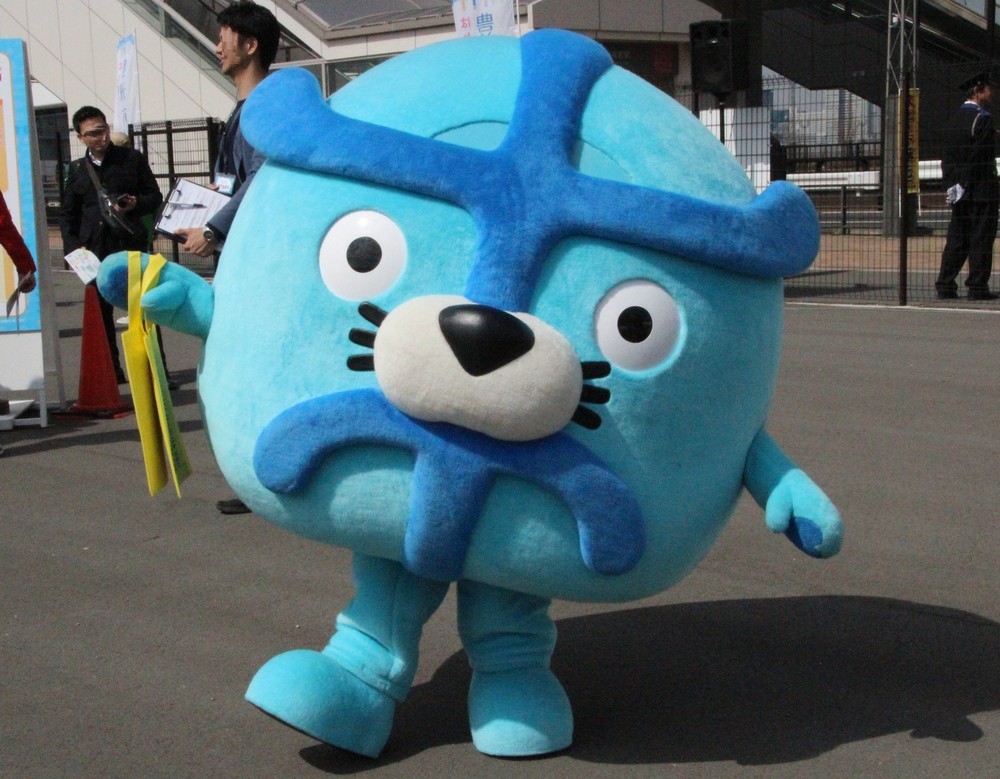 豊洲市場の魅力をアピールするキャラクター・イッチーノ