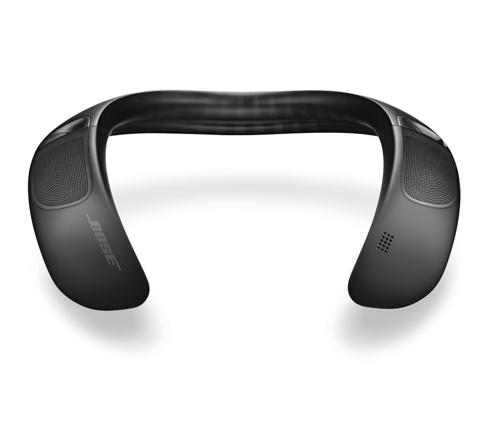 首にかけてサウンドを楽しめるウェアラブルスピーカー