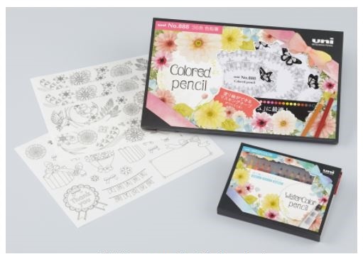 母の日の贈り物に　数量限定の色鉛筆ギフトセット