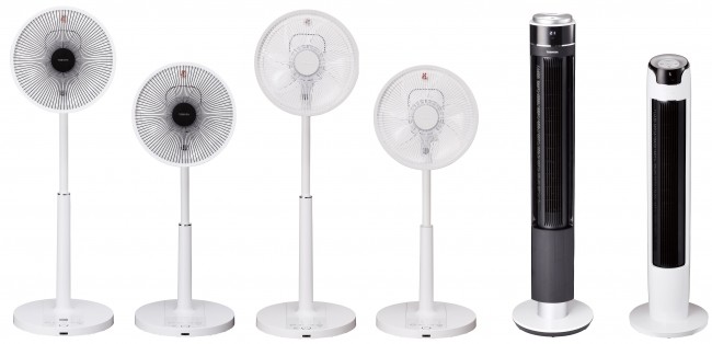 「自然に近い風を感じられる」扇風機　リビングとタワー型