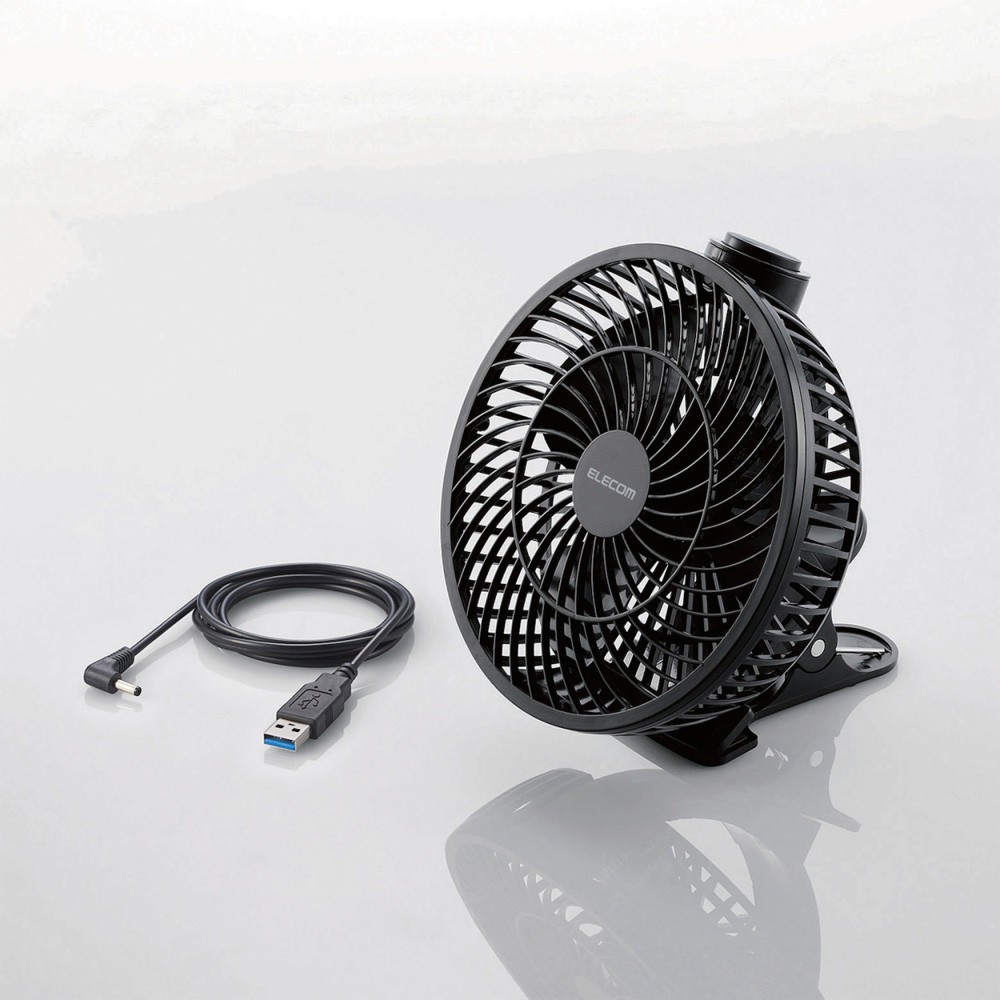 エレコムのUSB扇風機　コンパクトからモバイル、大風量など4モデル