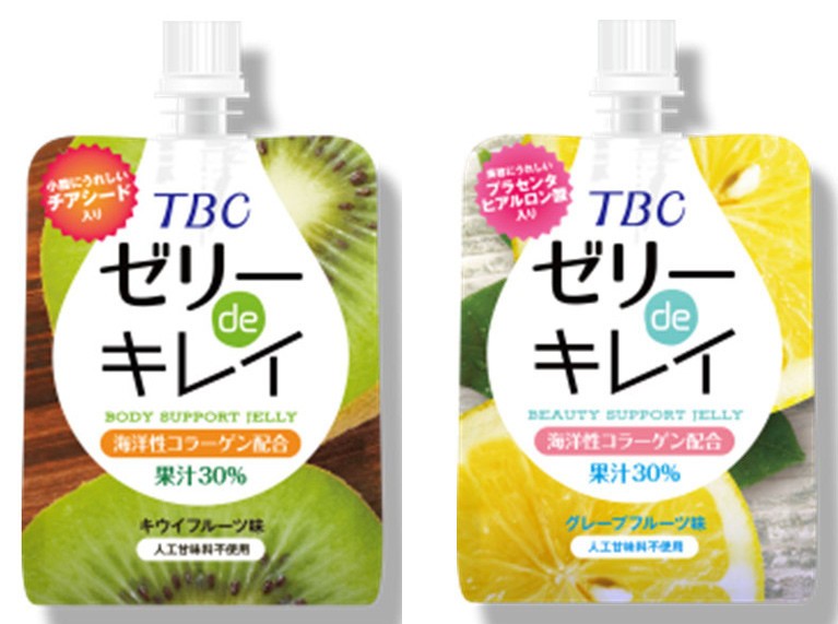 100％とらふぐ由来のコラーゲン入り　「TBC ゼリーdeキレイ」