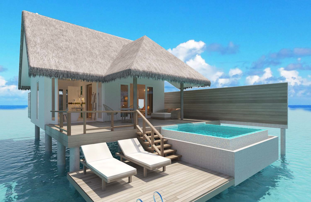 インド洋の楽園モルディブに優雅なホテル　美しい海に囲まれた「サン･アクア･イル･ヴェリ」