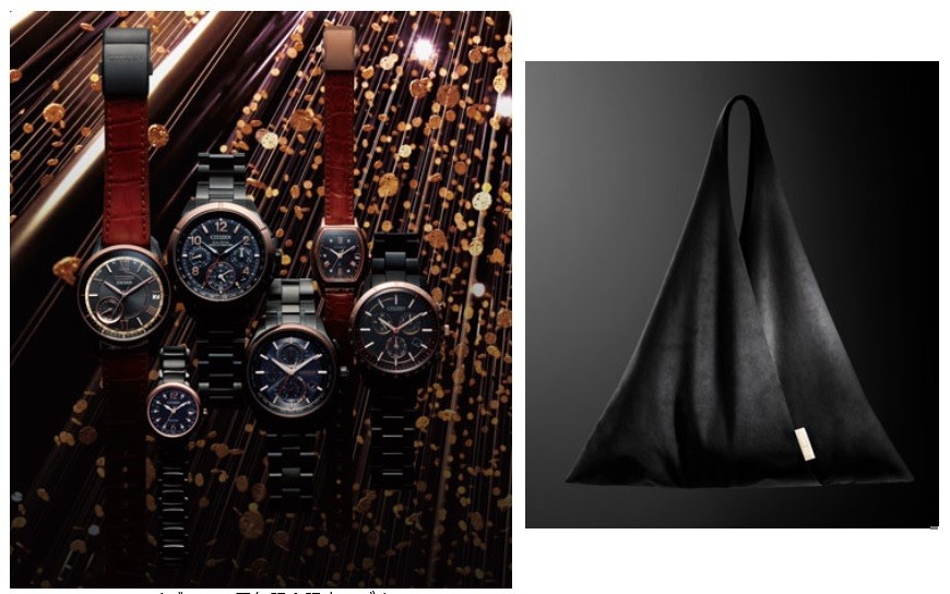 ゴールドとブラックのカラーリング　「シチズン100周年記念限定モデル」