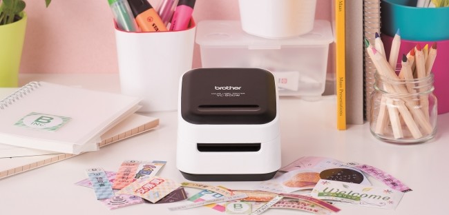 フルカラーのラベル作りを楽しめる　感熱ラベルプリンター