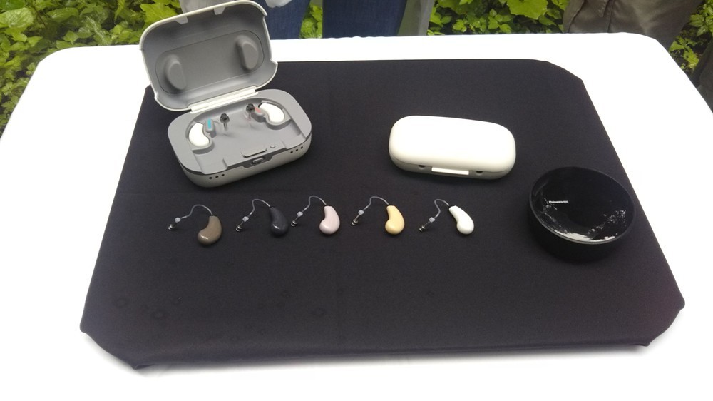 体験会で紹介された補聴器