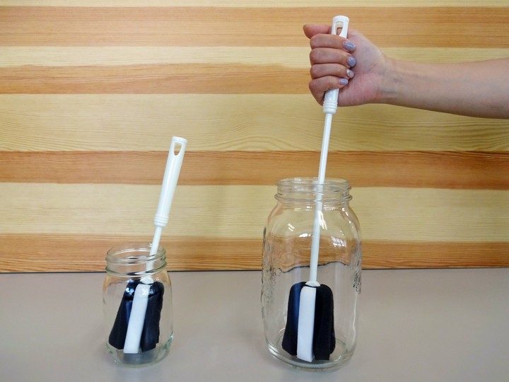 全長約39センチ　深底ボトルもすっきり洗える