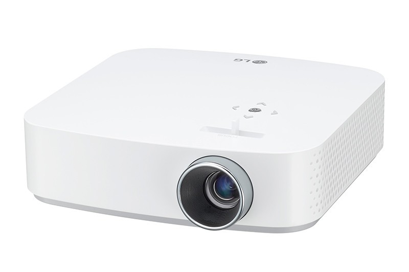 バッテリー内蔵、どこでも使えるポータブルプロジェクター