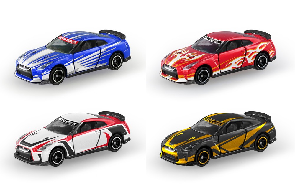 映画「ドライブベッド」コラボデザイン　「日産 GT-R」トミカ全4種