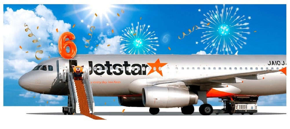 ジェットスター・ジャパン　就航6周年記念「片道6円セール」