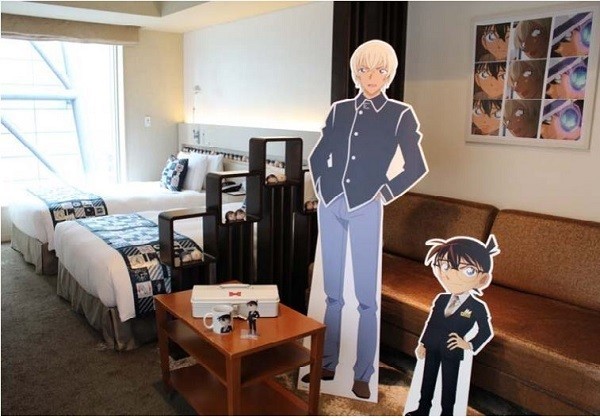 コナンと安室透がお出迎え　「名探偵コナンルーム宿泊プラン」