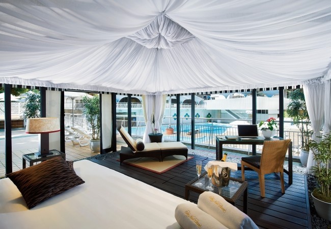 ガーデンプールのプライベートコテージ付き宿泊プラン