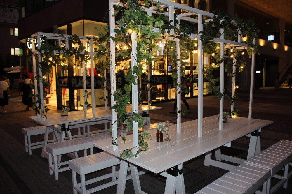 「Hoegaarden BEER GAARDEN」（2018年7月19日撮影）