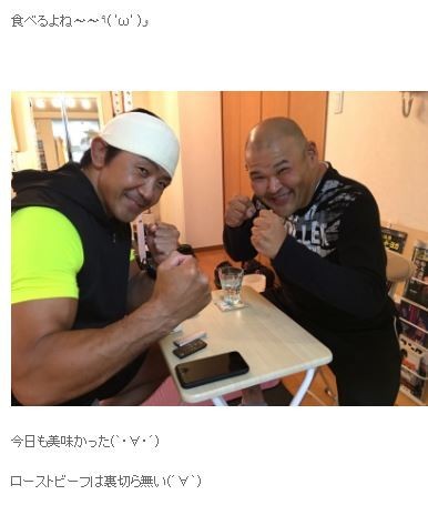 プロレスデビューに向けてジム通いするHIROさん（HIROさんの公式ブログより）