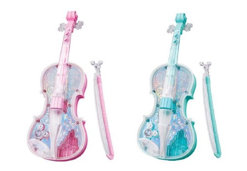 バイオリンの基本が身につく玩具　練習曲にディズニー7曲を用意