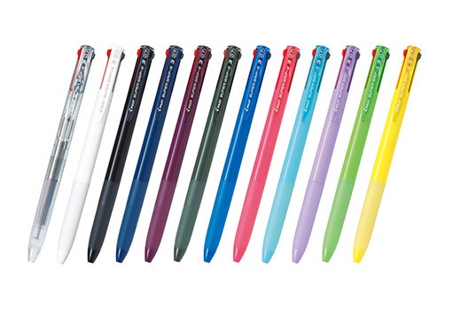 極細ボディーの2～4色タイプ　「スーパーグリップG」から