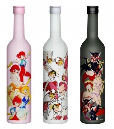 「キューティーハニー」「ドロンジョ」...SEXY美女キャラとコラボの日本酒