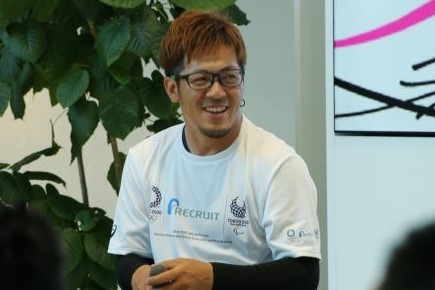 車いすテニス・菅野浩二選手（2018年8月撮影）