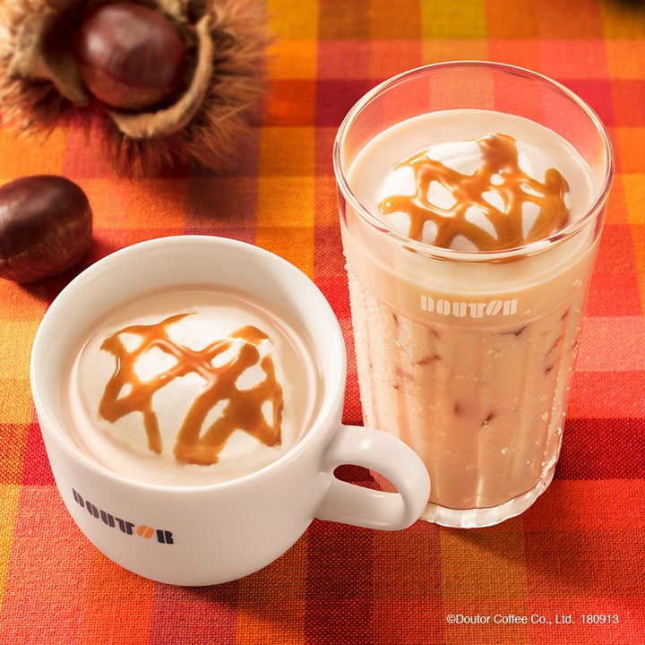 ドトールの秋めくメニュー　「和栗のラテ」「ミラノサンド ハニーハム＆チーズ」